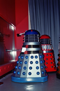 Side view blue dalek